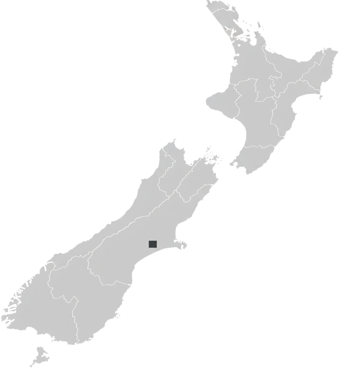 Hekeao/Hinds catchment map